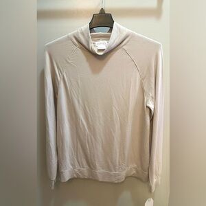 Softies Cozy Cascade Funnel Neck Lounge Top Color Stone Size Medium